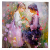 共有バラと友情 タイル (正面)