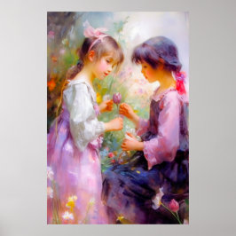 共有バラと友情 ポスター