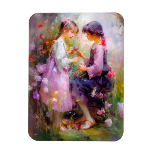 共有バラと友情 マグネット (縦)