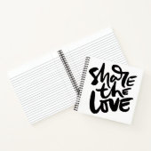 共有ラブアート引用文アーやる気を起こさせるトアートラブクオ ノートブック (内部)