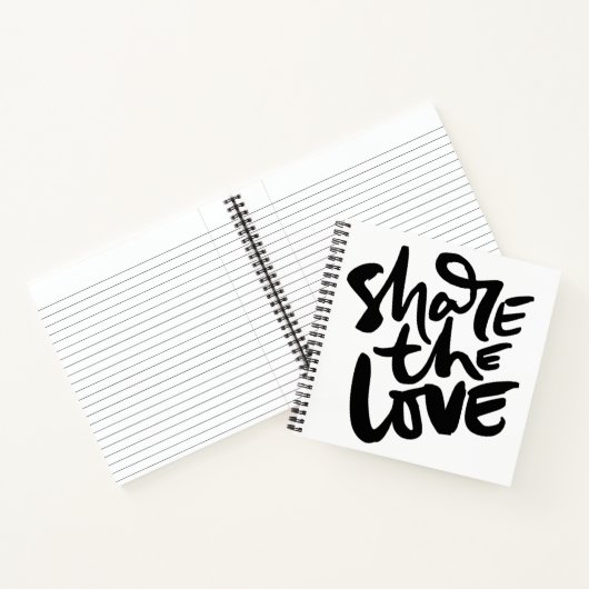 共有ラブアート引用文アーやる気を起こさせるトアートラブクオ ノートブック (内部)