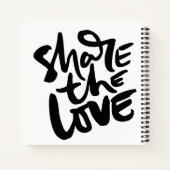 共有ラブアート引用文アーやる気を起こさせるトアートラブクオ ノートブック (裏面)