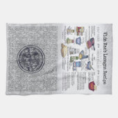 共有ラブサーブラザーニャラザーニャレシピティータオル キッチンタオル (横)