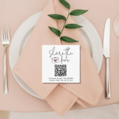 共有ラブスキャンQRコード結婚の表 エンクロージャーカード