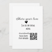 共有ラブスキャンQRコード追加ソーシャル詳細 シーズンカード (正面/裏面)