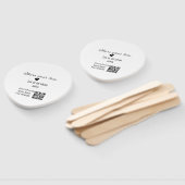 共有ラブスキャンQRコード追加ソーシャル詳細 ハンドファン (組立なし)