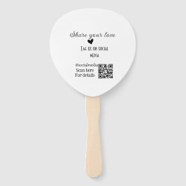 共有ラブスキャンQRコード追加ソーシャル詳細 ハンドファン