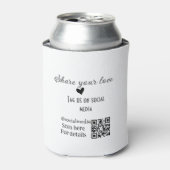 共有ラブスキャンQRコード追加ソーシャル詳細 缶クーラー (缶正面)