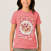 共有ラブ、クッキーの作成 トライブレンドTシャツ (正面)