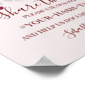 共有ラブ・ソーシャル・メディ結婚アのハッシュタグ記号 ポスター (角)