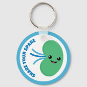 共有予備キーチェーン、腎臓献金 キーホルダー (正面)