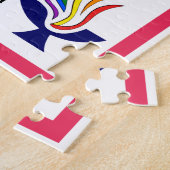 共有値フラワー – ユニタニズムの流れ ジグソーパズル (側面)