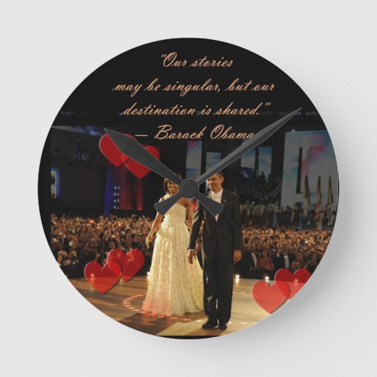 共有先クロック ラウンド壁時計 (正面)