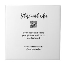 共有写真スキャンQRコード追加Webサイトの電子メール タイル