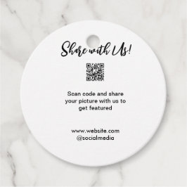 共有写真スキャンQRコード追加Webサイトの電子メール フェイバータグ