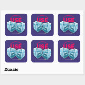 共有宇宙でマスクを使用 スクエアシール (シート)