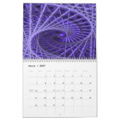 共有幸せ抽象芸術ファインアート予定表 カレンダー (3月 2027)