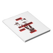 共有愛：バレンタイン・ピースアートのグラス ノートパッド (アングル)