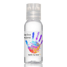 共有愛not germsカラフルHandprint