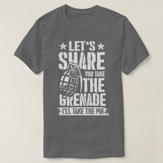 共有手榴弾 Tシャツ (デザイン正面)