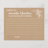 共有日付アイディアブライダルシャワー英語ゲスペインのーム (裏面)