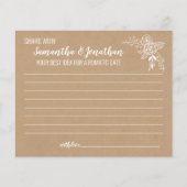 共有日付アイディアブライダルシャワー英語ゲスペインのーム (正面)