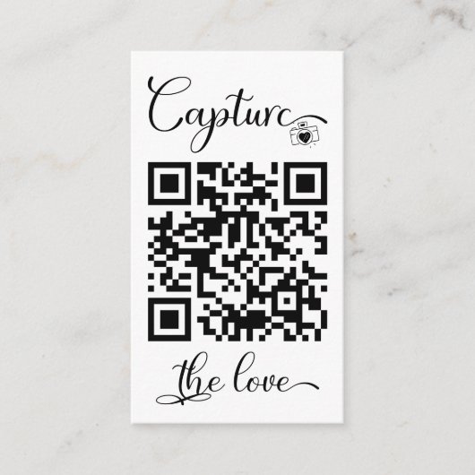 共有結婚の写真とQRコード書道 エンクロージャーカード (正面)