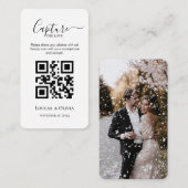 共有結婚の写真（QRコードエンクロージャカード付き） エンクロージャーカード (正面/裏面)