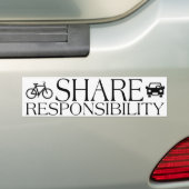 共有責任 バンパーステッカー (車上)
