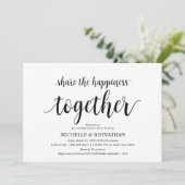 共有·ザ·ハピネス·リ結婚ハーサル·ディナー·招待状 招待状 (スタンド正面)