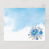 共有aカップルアイディアカードの日付ブライダルシャワー チラシ (裏面)