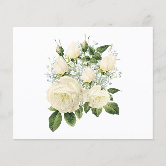 共有aカップルブライダルシャワーカードの日付アイディア チラシ (裏面)