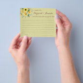 共有aカップルブライダルシャワーカードの日付アイディア チラシ (手)