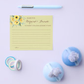 共有aカップルブライダルシャワーカードの日付アイディア チラシ (シングル)