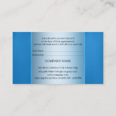 共有Aスマイルブルー紹介名刺 紹介カード (裏面)