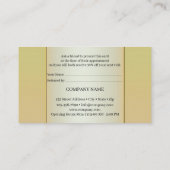 共有Aスマイル金ゴールド紹介名刺 紹介カード (裏面)