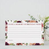 共有aメモリまたは誕生日ウィッシュ誕生日ゲームカード (スタンド正面)