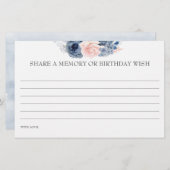 共有aメモリまたは誕生日ウィッシュ誕生日ゲームカード (正面/裏面)
