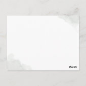 共有aメモリまたは誕生日ウィッシュ金ゴールドと緑 ポストカード (裏面)