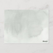 共有aメモリまたは誕生日ウィッシュ金ゴールドと緑 ポストカード (裏面)