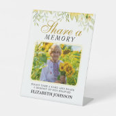 共有Aメモリアルのサイン写真 台座サイン (正面)