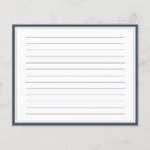 共有Aメモリシンプルー葬儀の出席カード (裏面)