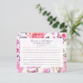 共有Aメモリフローラ葬儀の出席カード (スタンド正面)