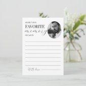 共有aメモリーカードテンプレート葬儀記念カード サンキューカード (スタンド正面)