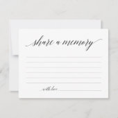 共有Aメモリ悔やみや弔慰、メモノートカード 招待状 (正面)