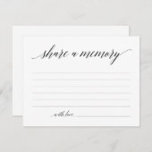 共有Aメモリ悔やみや弔慰、メモノートカード 招待状 (正面/裏面)