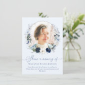 共有Aメモリ青フローラお祝いのライフ エンクロージャーカード (スタンド正面)