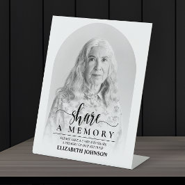 共有aメモリ – 葬儀記念写真 台座サイン