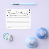 共有a日付アイディアカップルブライダルシャワーカード チラシ (シングル)