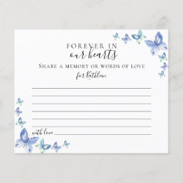 共有A記憶蝶の葬儀の出席カード